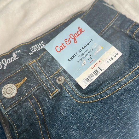 Cat & Jack Ankle Straight High Rise Adjustable Waist  choose size - Picture 13 of 13